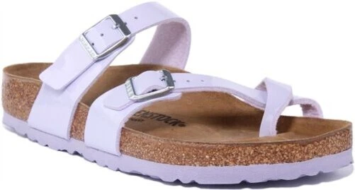 BIRKENSTOCK MAYARI HAUT Boucle Birko Flor Sandales Violet Femmes