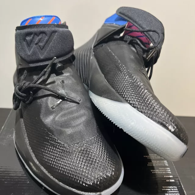 Nike Air Jordan Why Not Zero.1 OKC Black Orange Blue Sneakers Size 11.5 2