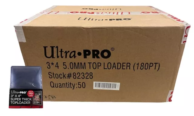 Ultra Pro 3x4 180pt Toploaders 82328 New Top Loaders