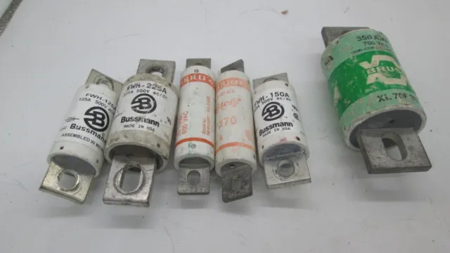 Lot of 6 Misc Fuses