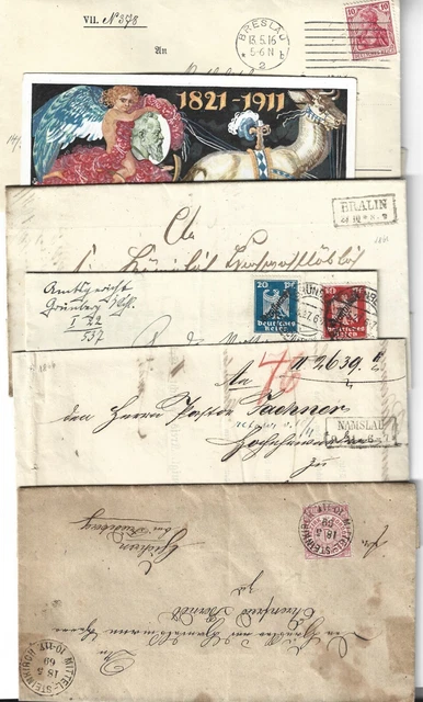 Germany Early Postal History+Superb Mittel Steinkirch CDS On NGF.(X6),6 Crds(047
