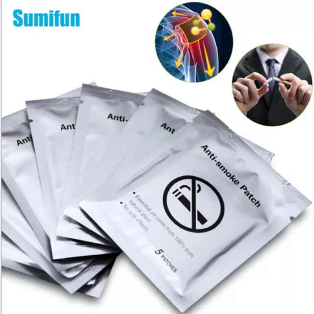 Anti Smoke Patches Natural Herbal Nicotine Patch 50 x 10 Bags Stop Smoking Wa