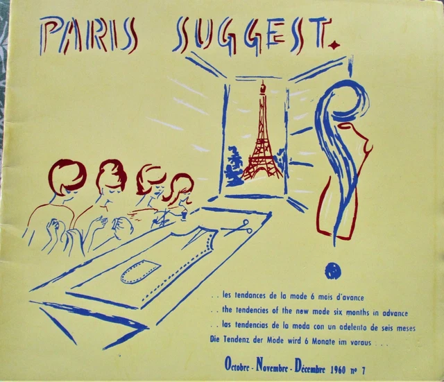 Catalogue MODE DE PARIS SUGGEST n°7  de 1960-Editions Berville fashion Show 26 p
