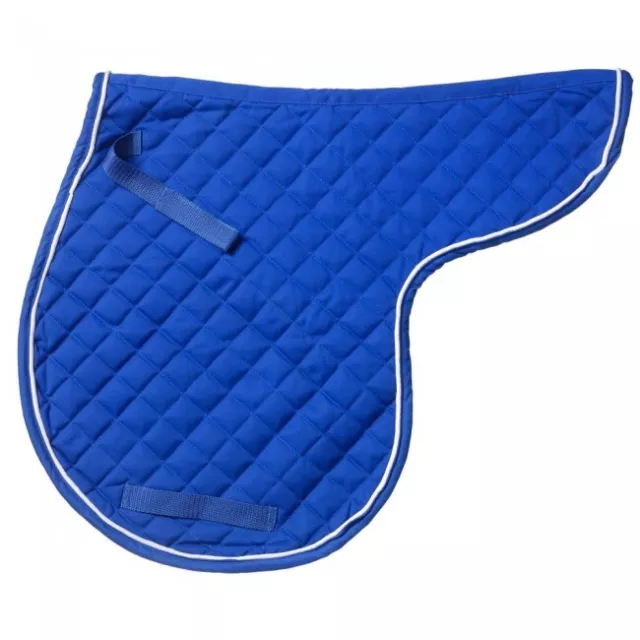 Equiroyal Royal Royal Blue Quilted Contour English Comfort Pad Horse Tack 30-990