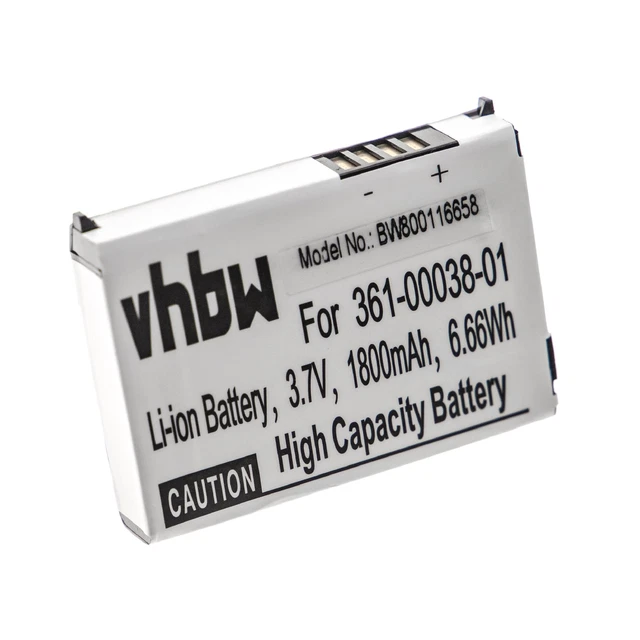 Batterie De Rechange Pour GPS Garmin - Modèles Nuvi 500/550, Zumo 600/660, Aera 500/550 - 1880 MAh, 3.7V (réf. 010-11143-00)