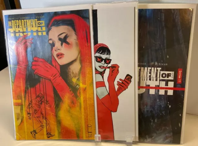 (3) The Department of Truth #5 Variants Image Comics Lot