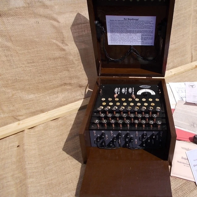 WW2 REPLICA FULL size enigma machine complete with £200.00