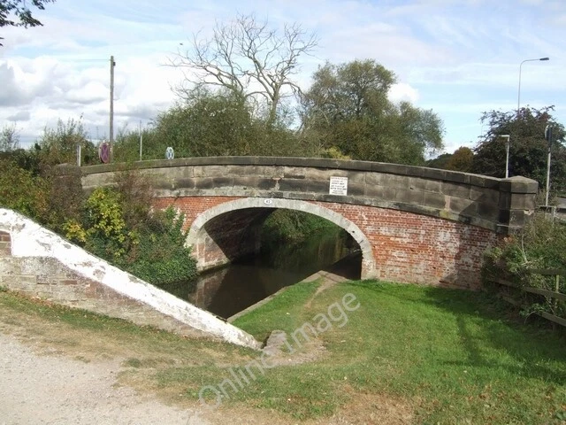 Photo 6x4 Trent and Mersey Canal - Bridge 42 Wychnor Bridges Carries the  c2009