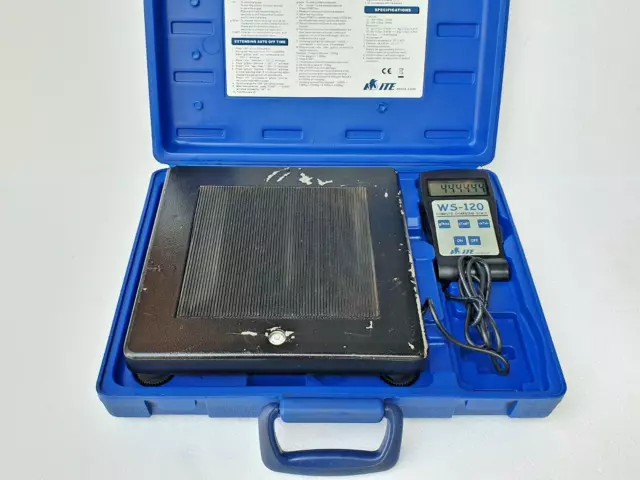 ITE WS-120 Compute Refrigerant Charging Scale 120 kg / 260 lb