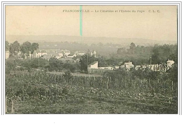 95.Franconville.le Cimetiere Et L'entree Du Pays