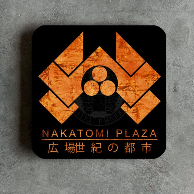 Die Rigide Inspiré Nakatomi Plaza dessous de Verre Bruce Willis Hans Gruber 80s