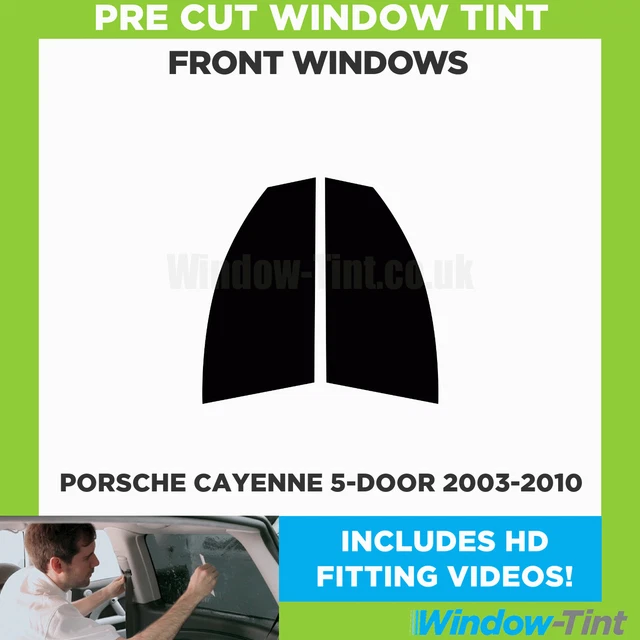 Pre Cut Car Window Tint for Porsche Cayenne 5-door 2003-10 Front Windows Film