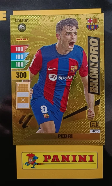 Carta Coleccionable MOMENTUM – Pedri Balón De Oro Barcelona 2024/2025, Ideal Para Regalar
