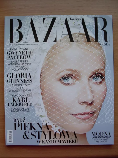 GWYNETH PALTROW on front cover HARPER'S BAZAAR Poland, June 2013, 6/2013