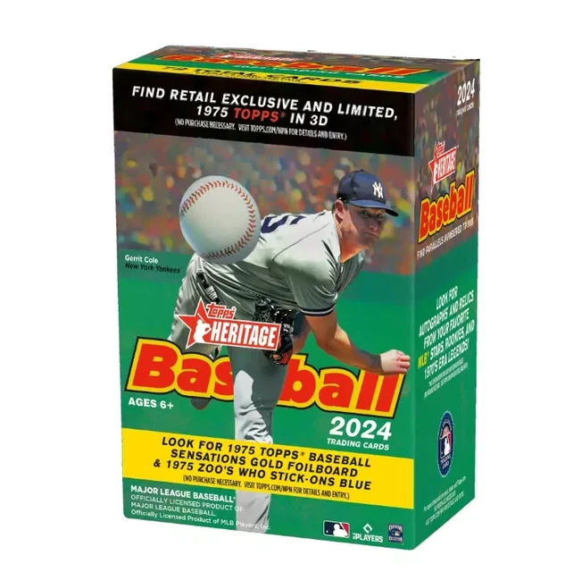 2024 TOPPS HERITAGE Baseball Factory Sealed Blaster Box 24.00 PicClick