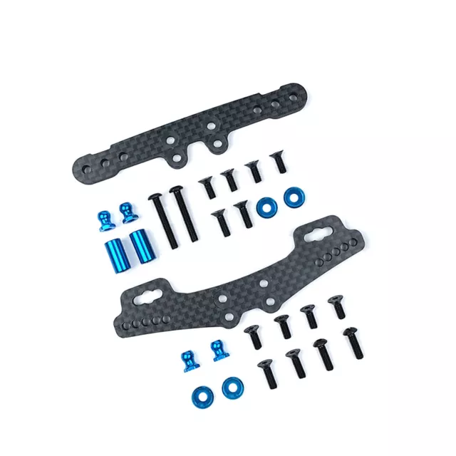 Front Rear Carbon Fiber Shock Absorber Bracket Stand For TAMIYA XV01 RC Car C