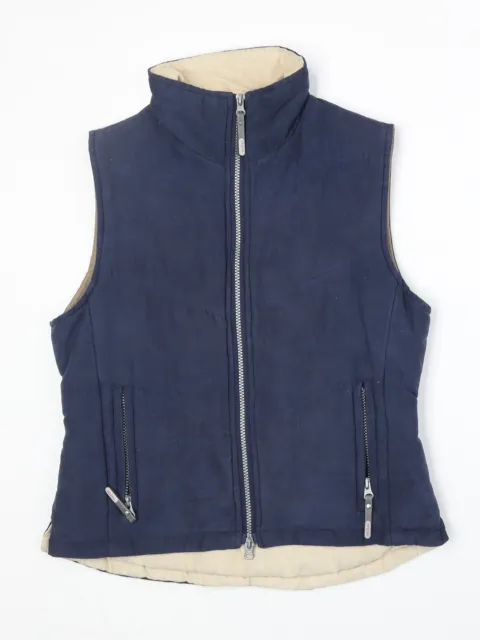 Mlw Womens Blue Gilet Jacket Size XS Zip