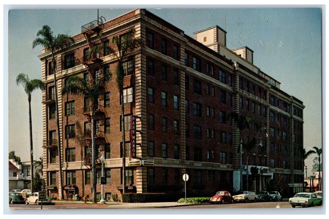 C1950'S PARK MANOR Apartment Hotel Restaurant Classic Cars San Diego CA