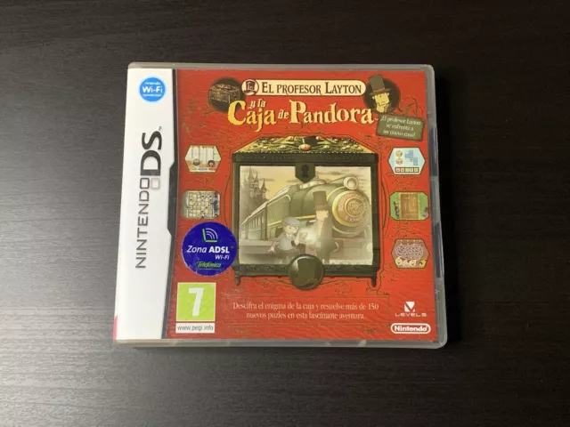 EL PROFESOR LAYTON Y LA CAJA DE PANDORA (Nintendo DS 2DS 3DS, 2009) COMPLETO