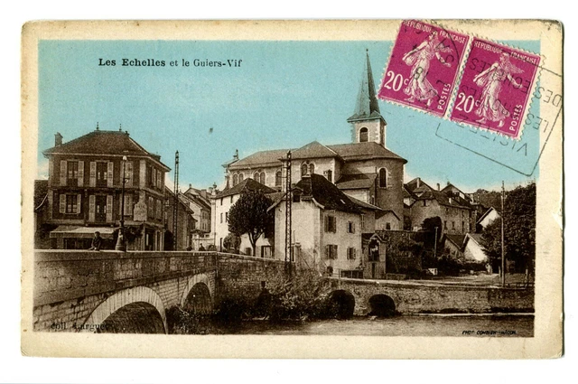 CPA 73 Savoie Les Echelles et Le Guiers vif