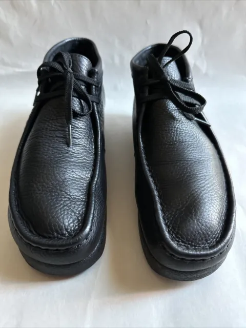 Clarks Stinson 79161 Men’s Size 10 M Black HI Ankle Leather Chukka Style Boot