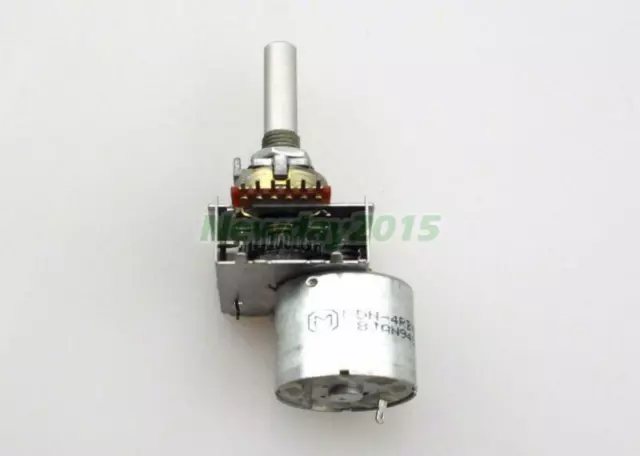 Audio Motorized Potentiometer 16mm Dual-Gang A50K 50K 25mm D Shaft For Panasonic