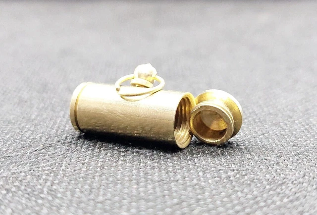 Tabeez Taweez Messing Metall goldene Farbe zum Schutz 1,8 cm Länge