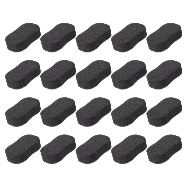 20 Pcs Hairdressing Brush Sponge Hair Brush Cleaning Sponge Neckline