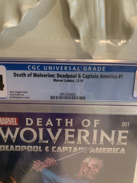 CGC Graded Comic Death Of Wolverine, Deadpool And Captain America #001 3
