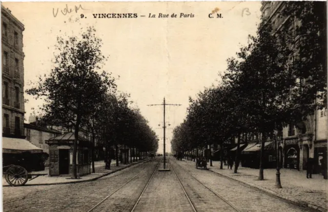 CPA VINCENNES - La Rue de Paris (519775)