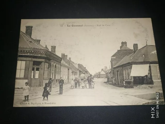 CPA - 80 - Le Quesnel - Rue de Caix