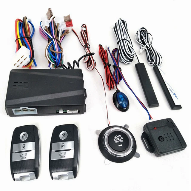 Car Keyless Entry Engine Ignition Security Alarm System Push Button Remote Start