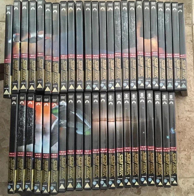COLLECTION OF STAR TREK THE NEXT GENERATION COLLECTOR’S EDITION DVDs X