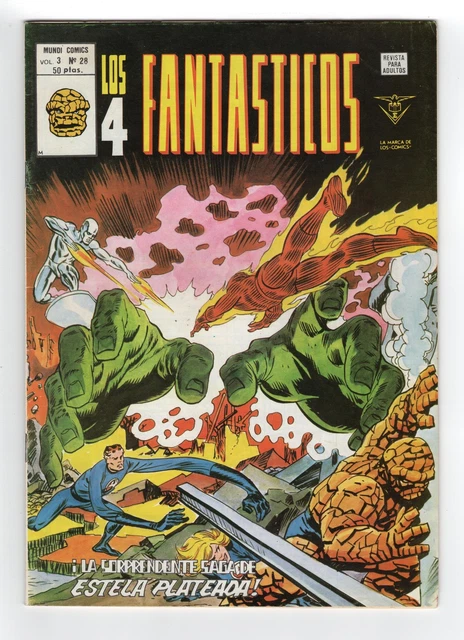 1966 Marvel Fantastic Four #49 1St App Galactus & Silver Surfer Key Rare Spain