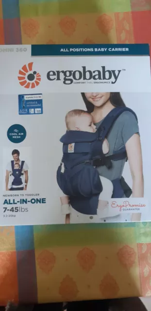 Ergobaby Omni 360 cool air mesh all in one baby carrier for newborn to toddler