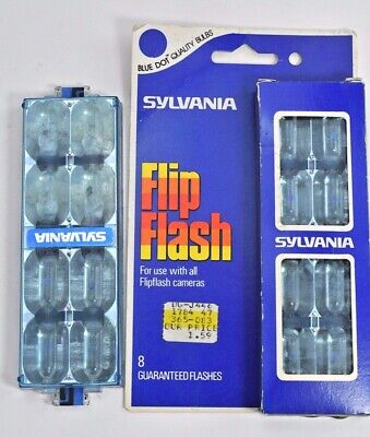 Flash abatible Sylvania Blue Dot Super 12 Doce de colección nuevo en caja más 1 abatible usado
