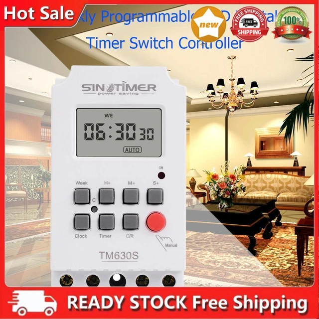 Starnearby controller timer digitale LCD programmabile settimanale per