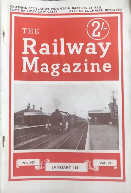 Back issue: The Railway magazine: 1951-01: January.