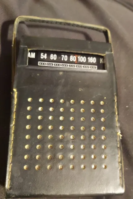 Realtone Transistor Radio 1227 Tested And Working With Carrying Case