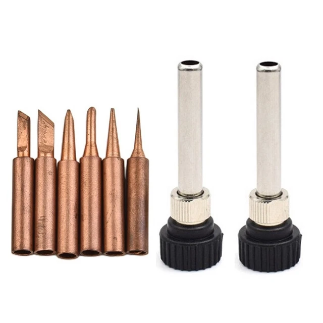 Multi Purpose 900MT Soldering Iron Tip & Handle Set 8PCS for Hakko Station