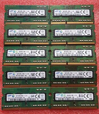 Samsung JOB LOTTO 10x4GB DDR3 PC3L-12800S 1600MHz sodimm notebook memoria RAM 204pin