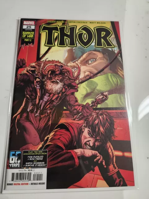 Thor #25 Frank Cover A Banner of War Part 2 Marvel Comics 2022 1st Print NM