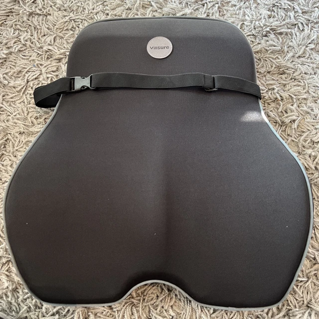 Chair Lumbar Support Pillow Car Home Office Seat Cushion Back Relief Memory Foam