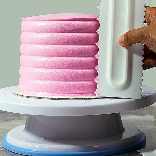 Pettine decorazione torta raschietto torta crema più liscia decorazione pasticceria gelato com BII