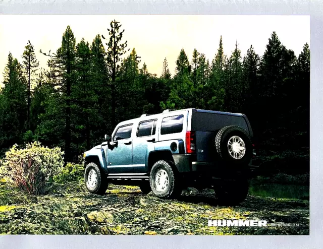 2007 Hummer H2 & H3—U.s. Dealer Sales Brochure—Foldout Poster