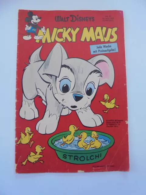 MICKY MAUS - Heft Nr. 20  von 1959 - Walt Disneys, Comic / Z. 2-3