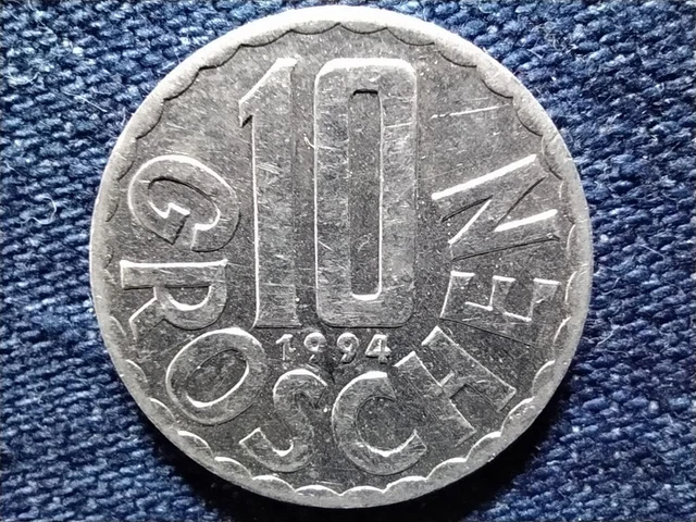 Austria 10 Groschen Coin 1994