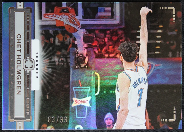 Carte Chet Holmgren Rising Stars 2023-24 Panini Premium Stock – Oklahoma City Thunder