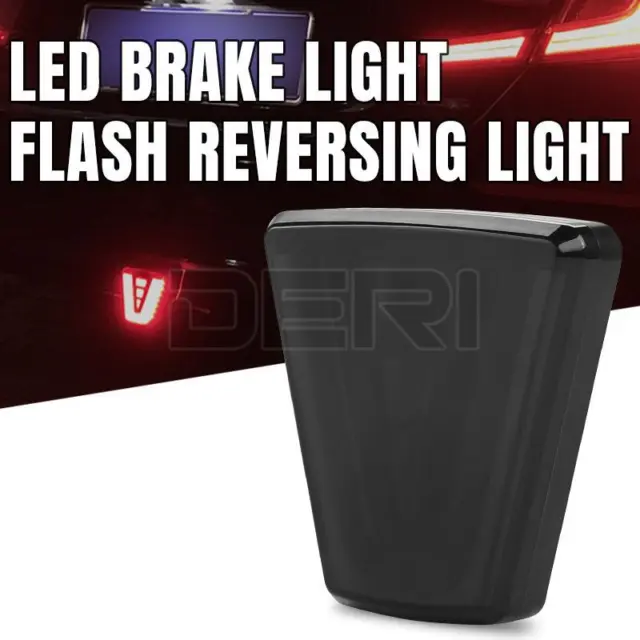F1 Strobe Flash LED Brake Lights 3rd Third Rear Stop Tail Warning Light Lamp