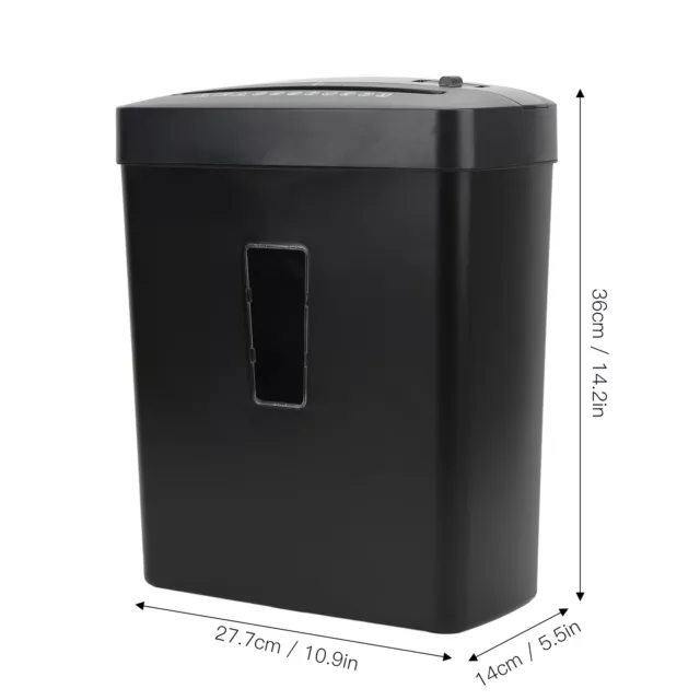 Electric Paper Shredder 13L Large 5 Sheets Automatic Feeding Shredder Tools GF0